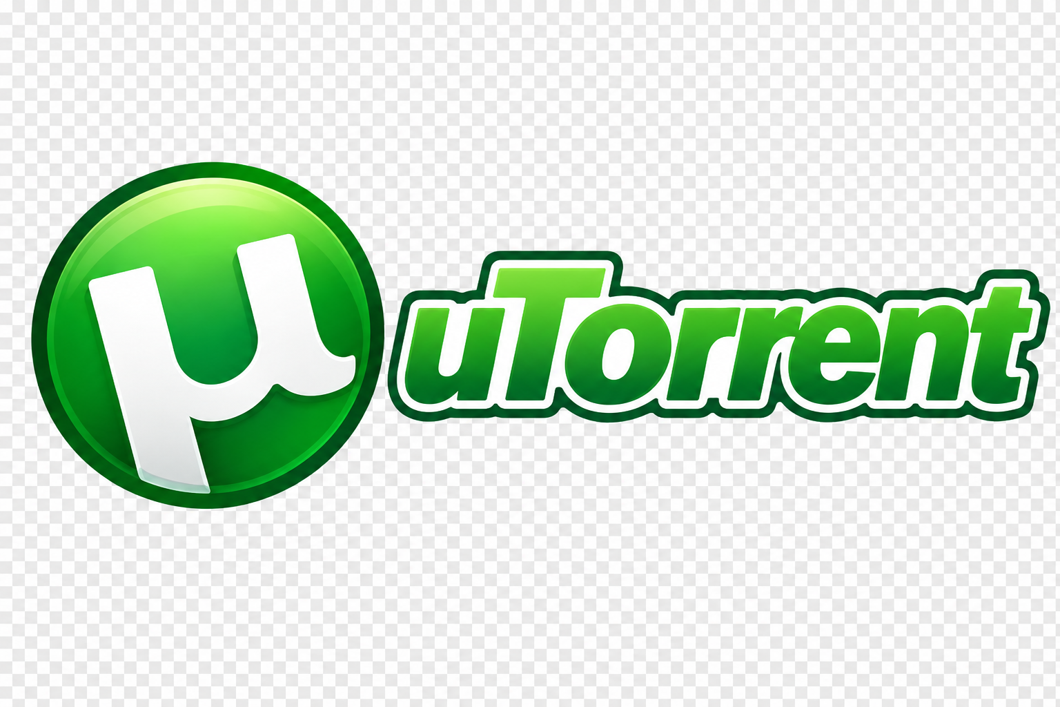 Logo µTorrent, client BitTorrent pour le téléchargement et le partage de fichiers
